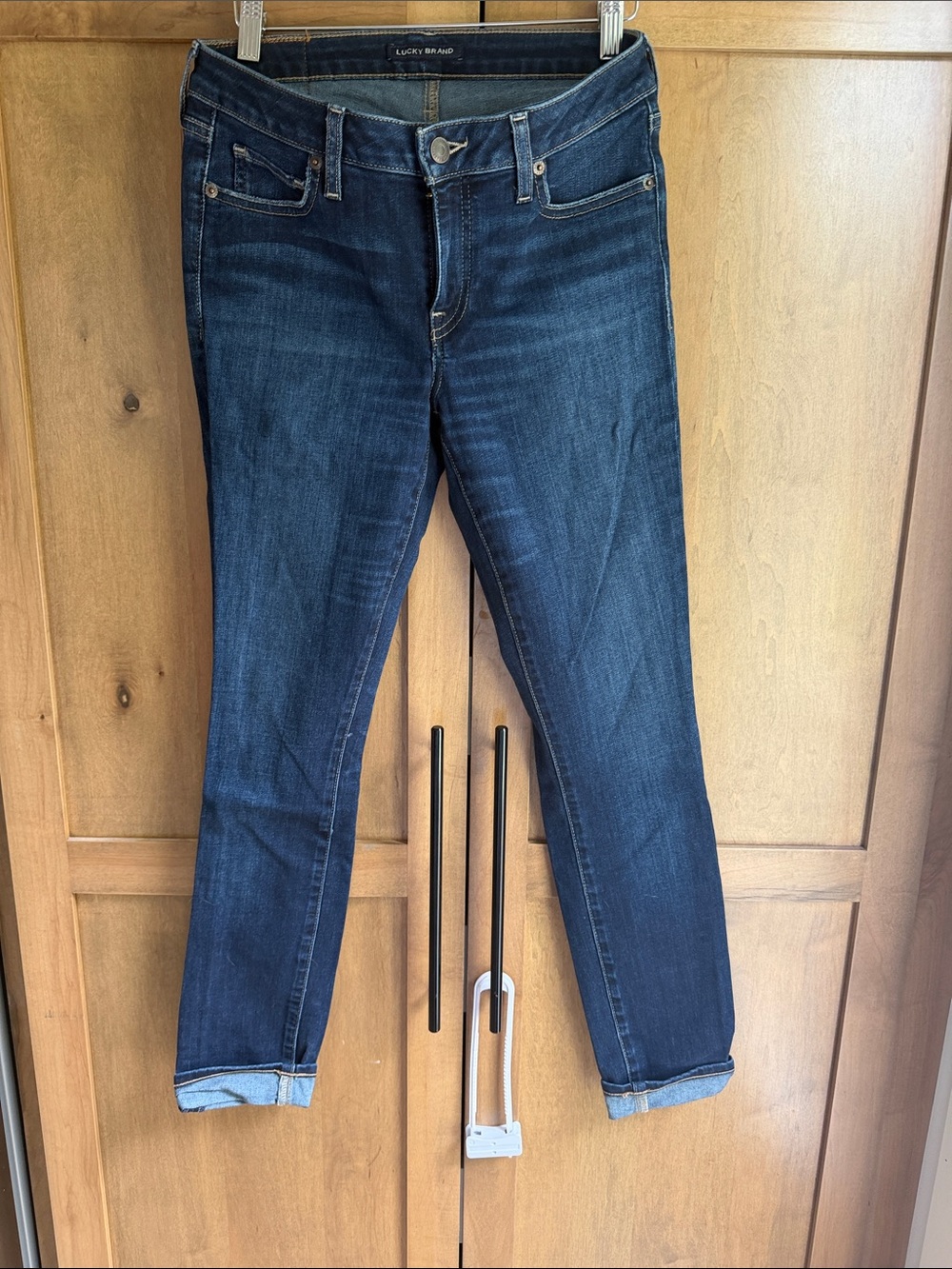 Lucky Brand Dark Indigo Ankle Jeans